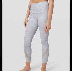 Lululemon Gray Camouflage Leggings